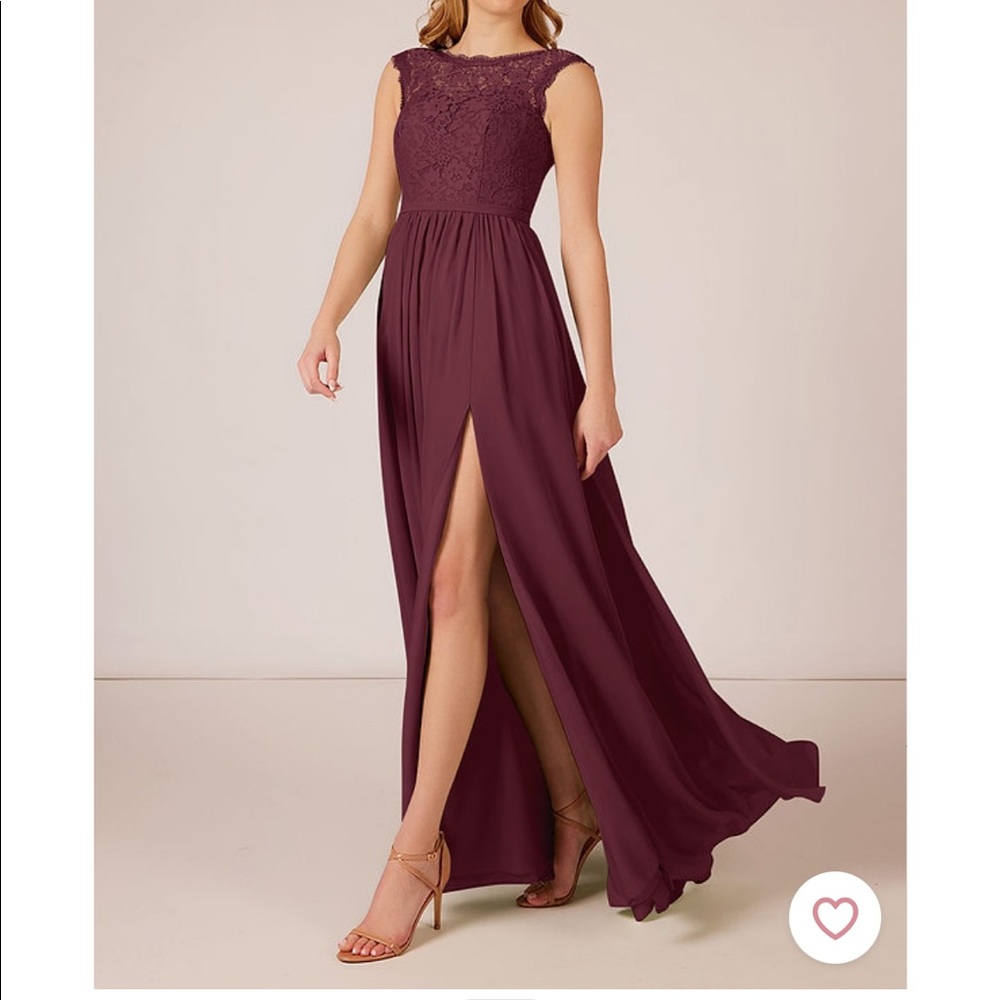 Azazie Arden dress Cabernet size 4